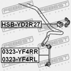 HÁTSÓ STABILIZÁTOR PERSELY ACURA MDX YD2 2007- US 52306-STX-A11