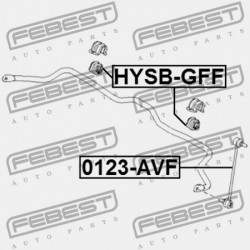 ELSŐ STABILIZÁTOR PERSELY HYUNDAI SANTA FE 12 (2012-2015) GEN 54813-2T000