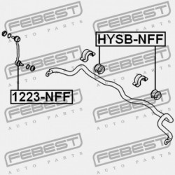ELSŐ STABILIZÁTOR PERSELY HYUNDAI SANTA FE 10 (2010-) GEN 54813-3K100
