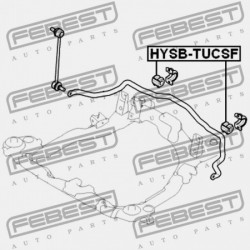 ELSŐ STABILIZÁTOR PERSELY HYUNDAI TUCSON 04 54813-2E100