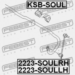 ELSŐ STABILIZÁTOR PERSELY HYUNDAI ACCENT 11 (2011-2014) HMA 54813-2K000