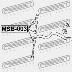 AZ ELSŐ STABIL RÚD PERSELYE. MITSUBISHI LANCER,LANCER CEDIA CS,CT 2000.03-2009.08 JPN MR954887