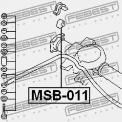 HÁTSÓ STABILIZÁTOR PERSELY MITSUBISHI CHALLENGER K90 1996.05-2001.08 JPN MR267684