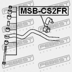 ELSŐ STABILIZÁTOR PERSELY MITSUBISHI LANCER,LANCER CEDIA CS,CT 2000.03-2009.08 JPN 4056A004