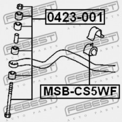 ELSŐ STABILIZÁTOR PERSELY MITSUBISHI LANCER,LANCER CEDIA CS,CT 2000.03-2009.08 JPN MR554095