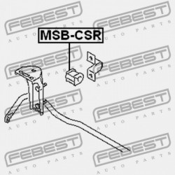 HÁTSÓ STABILIZÁTOR PERSELY MITSUBISHI LANCER,LANCER CEDIA CS,CT 2000.03-2009.08 JPN MR589637