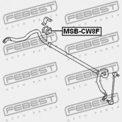 ELSŐ STABILIZÁTOR PERSELY MITSUBISHI LANCER CY,CZ 2007.03-2013.02 EUR 4056A079