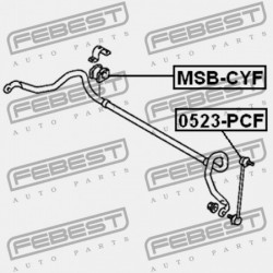 ELSŐ STABILIZÁTOR PERSELY MITSUBISHI LANCER CY,CZ 2007.03-2013.02 EUR 4056A049