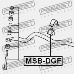 ELSŐ STABILIZÁTOR PERSELY MITSUBISHI CARISMA DA1-6A 1995.05-2003.12 EUR/NEDCAR MR554269