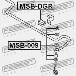 HÁTSÓ STABILIZÁTOR PERSELY MITSUBISHI CARISMA DA1-6A 1995.05-2003.12 EUR/NEDCAR MR455019