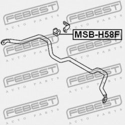 ELSŐ STABILIZÁTOR PERSELY MITSUBISHI PAJERO MINI H53,58A 1998.08- JPN MR418401