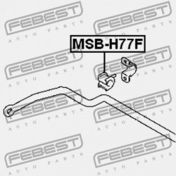 ELSŐ STABILIZÁTOR PERSELY MITSUBISHI PAJERO/MONTERO IO H60,70 1998.11-2005.03 G.EXP MR455699
