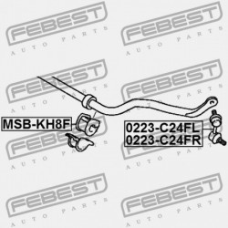 ELSŐ STABILIZÁTOR PERSELY KIVONT MR992318