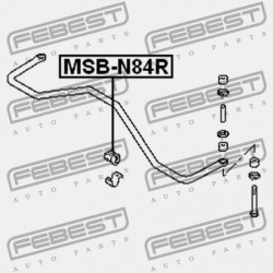 HÁTSÓ STABILIZÁTOR PERSELY MITSUBISHI CHARIOT GRANDIS N80,90 1997.08-2003.04 JPN MR130896