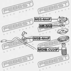 ELSŐ STABILIZÁTOR PERSELY MITSUBISHI GRANDIS NA4W/NA8W 2003-2009 MR594335