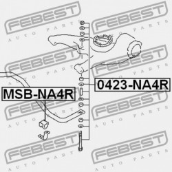 HÁTSÓ STABILIZÁTOR PERSELY MITSUBISHI GRANDIS NA4W/NA8W 2003-2009 4156A001