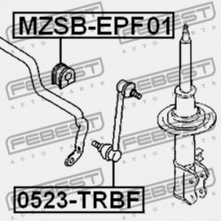 ELSŐ STABILIZÁTOR PERSELY MAZDA TRIBUTE CZ 2001-2011 USA USA EC01-34-156H