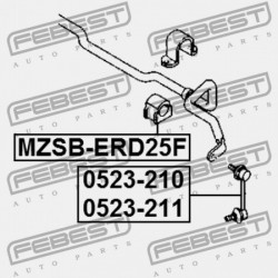 ELSŐ STABILIZÁTOR PERSELY MAZDA CX-7 ER 2007-2009 EU EH48-34-156A