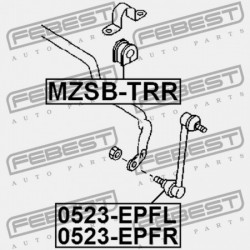 HÁTSÓ STABILIZÁTOR PERSELY MAZDA ESCAPE EP 2000-2003 JP E112-34-156B