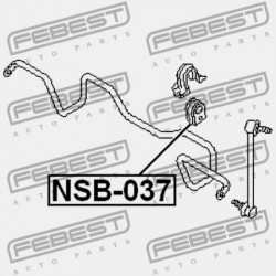 ELSŐ STABILIZÁTOR PERSELY NISSAN MURANO Z50 2002.09-2007.10 KB. 54613-CA006