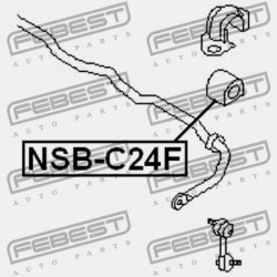 ELSŐ STABILIZÁTOR PERSELY NISSAN SERENA C24 1999.06-2005.05 JP 54613-4N010
