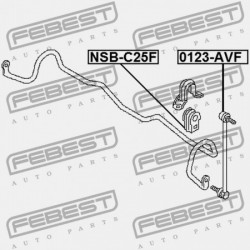 ELSŐ STABILIZÁTOR PERSELY NISSAN SERENA C25 2005.05-2010.11 JP 54613-CY00A