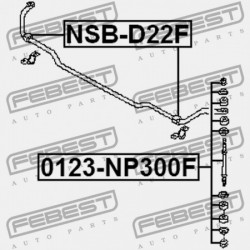 ELSŐ STABILIZÁTOR PERSELY NISSAN NISSAN TEHERAUTÓ D22 1997.02-2012.03 GL 54613-W1410