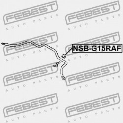 ELSŐ STABILIZÁTOR PERSELY NISSAN ALMERA G15RA 2012.11- EL 54613-4AA0B
