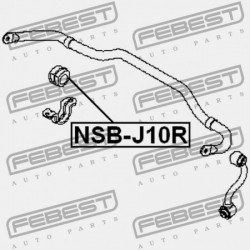 HÁTSÓ STABILIZÁTOR PERSELY NISSAN QASHQAI J10E 2006.12-2013.12 EL 54613-JD18C