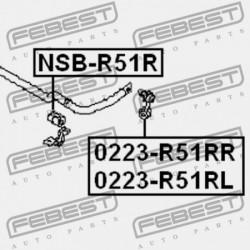 HÁTSÓ STABILIZÁTOR PERSELY NISSAN PATHFINDER R51 2004.08-2012.09 US 54613-EA500