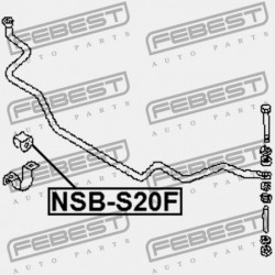 ELSŐ STABILIZÁTOR PERSELY NISSAN VANETTE S21 1999.06- JP 54612-HC050