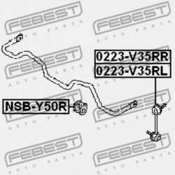 HÁTSÓ STABILIZÁTOR PERSELY NISSAN FUGA Y50 2004.10-2009.11 JP 54613-EJ81A