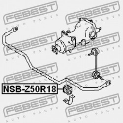 HÁTSÓ STABILIZÁTOR PERSELY NISSAN MURANO Z50 2002.09-2007.10 CA 54613-CC48A