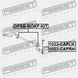 ELSŐ STABILIZÁTOR PERSELY (KÉSZLET) OPEL MOKKA J13 2013- 350230