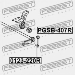 HÁTSÓ STABILIZÁTOR PERSELY PEUGEOT 407 2004-2010 5171.15