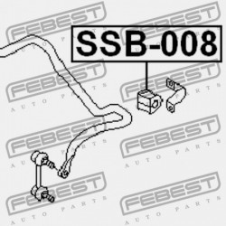 HÁTSÓ STABILIZÁTOR PERSELY SUBARU LEGACY B12 1998.04-2003.06 EL 20464-AE060