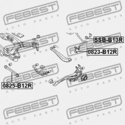 HÁTSÓ STABILIZÁTOR PERSELY SUBARU LEGACY B12 1998.04-2003.06 EL 20464-AE011