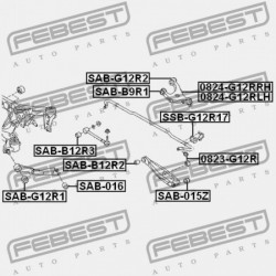 HÁTSÓ STABILIZÁTOR PERSELY SUBARU IMPREZA G12 2007.03- JP 20464-FG000