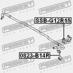 HÁTSÓ STABILIZÁTOR PERSELY SUBARU IMPREZA G12 2007.03- JP 20464-SC010