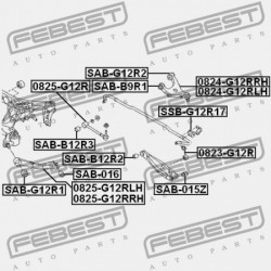 HÁTSÓ STABILIZÁTOR PERSELY KIVONT 20464-FG010