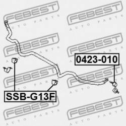 ELSŐ STABILIZÁTOR PERSELY SUBARU IMPREZA XV G33 2011-2016 20414-FJ010