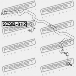 ELSŐ STABILIZÁTOR PERSELY SUZUKI BALENO/ESTEEM SY413/SY415/SY416/SY418/SY419 1995-2001 42431-59J00