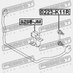 ELSŐ STABILIZÁTOR PERSELY SUZUKI JIMNY SN413 1998-2018 42412-82CA0