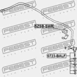HÁTSÓ STABILIZÁTOR PERSELY SUZUKI SWIFT SF413/SF416 1993-2003 46641-70C00