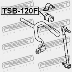 ELSŐ STABILIZÁTOR PERSELY TOYOTA COROLLA/FIELDER CE121,NZE12,ZZE12 2000.08-2006.09 JP 48815-12320