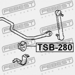HÁTSÓ STABILIZÁTOR PERSELY TOYOTA CALDINA AT191,CT19,ET196,ST19 1992.11-2002.06 JP 48818-20280