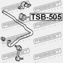 ELSŐ STABILIZÁTOR PERSELY TOYOTA AVENSIS AT22,AZT220,CDT220,CT220,ST220,ZZT22 1997.10- 48815-05050