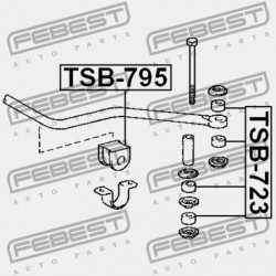 HÁTSÓ STABILIZÁTOR PERSELY TOYOTA HIACE FURGON,COMMUTER LH1,RZH10,11,125,135,15 1989.08-20 90948-01002