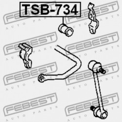HÁTSÓ STABILIZÁTOR PERSELY TOYOTA CARINA FF AT21,CT21,ST215 1996.08-2001.12 JP 48818-21020