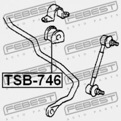 ELSŐ STABILIZÁTOR PERSELY TOYOTA CELICA ZZT23 1999.08-2005.07 EU 48815-20280